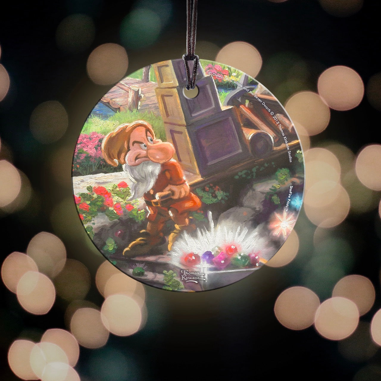 Disney (Snow White and the Seven Dwarfs – Grumpy) StarFire Prints™ Hanging Glass Print SPCIR562